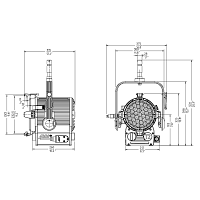 Picture of Tungsten Fresnel 2KW JR (Manual)