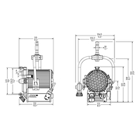 Picture of Tungsten Fresnel 2kW JR (Pole Operated)